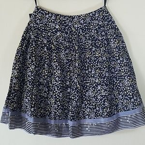 Printed & Striped Circle Skirt